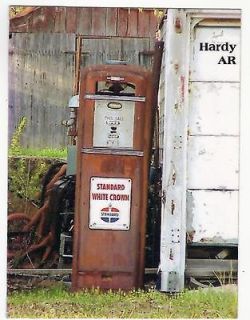 STANDARD WHITE CROWN GAS,SERVICE STATION PUMP HARDY,AR 2000
