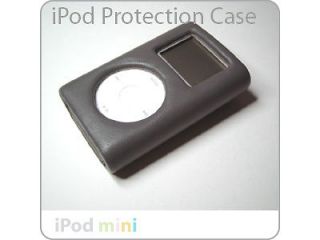 Mini iPod Deluxe HARD GREY LEATHER Case SALES@@@@@​@