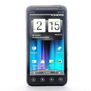 HTC EVO 3D X515C   Fair Condition Black Sprint Smartphone