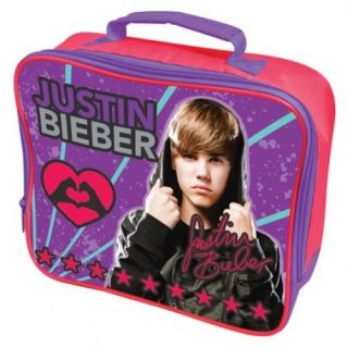 Justin Bieber Fever Star Insulated Lunch Bag Dinner School Picnic Gift 