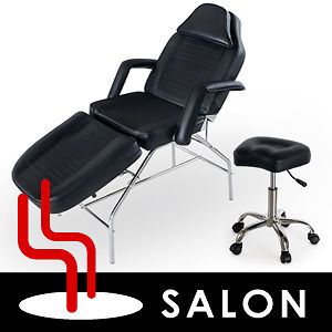 Beauty Salon Tattoo Facial Bed Massage Table Chair With Stool Combo 