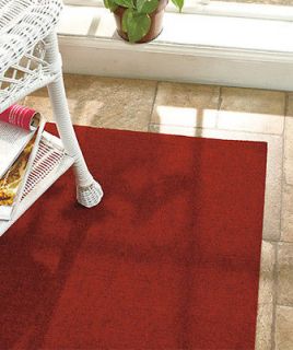 Red 5 x 8 Indoor/Outdoor Rug Patio Carpet Mold, mildew and stain 