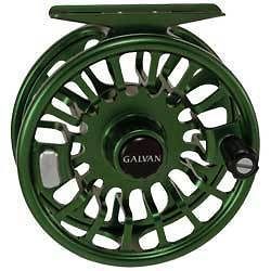 NEW Galvan Fly Reel 4wt Green w Backing, WF4F & Furled Leader In Box w 