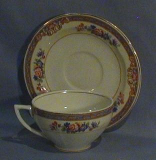Vintage W.H. Grindley England Ivory Marjorie Cup and Saucer 714550