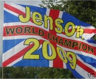 Formula One 1 Jenson Button F1 World Champion Flag NEW