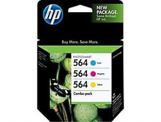 GENUINE HP 564 CD994FN Color Ink Cartridge 3/Pk Photosmart 5510 5514 