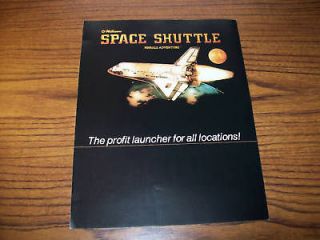 1984 WILLIAMS SPACE SHUTTLE PINBALL MACHINE FLYER MINT
