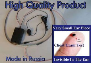 New and Improved Invisible Mini Spy Earpiece Earphone   Cheat on Exam