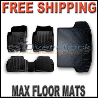  Premium MAXFLOORMAT Floor Mats w/ Cargo Liner Black (Fits Ford Edge