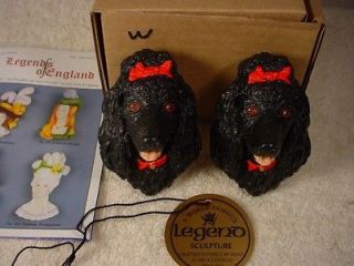 Black Poodle Legends England Products Wall Mask F Wright Bossons 