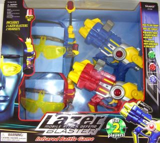   Lazer Mobile Attack Defend Blaster Infrared Battle Game 2 Players