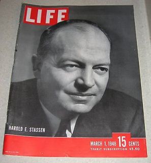 March 1, 1948 Life Magazine with Navajos photgraphic essay & Dior 