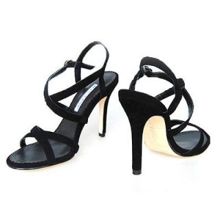MANOLO BLAHNIK Bayan Strappy Evening Sandal Heels Size 6/36 $895