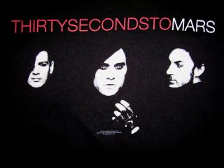 30 THIRTY SECONDS TO MARS T SHIRT Jared Leto Band Concert Tour Free 