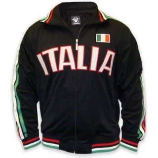 ITALIA Mens International Country Track Jacket Italy Italian World 