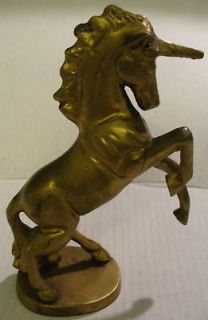 msr imports inc brass unicorn figurine taiwan 