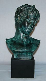 Roman / Greek Metal Bust Sculpture by Great City Traders~Awesom​e 