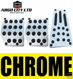 CHROME CAR FOOT COVERS PEDALS JEEP COMMANDER CHEROKEE