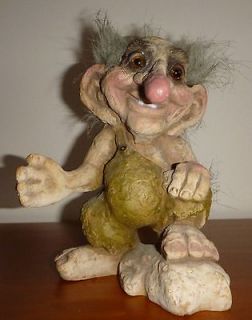 NyForm Troll #256 old grandfather rare norwegian ny form trol handmade 