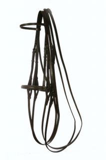 NEW JEFFRIES SHOW WEYMOUTH BRIDLE WITH RAISED NOSEBAND