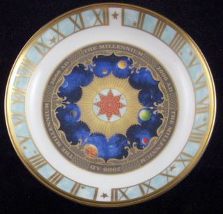Royal Worcester Celebrate Millennium Plate Dish 4 3/8