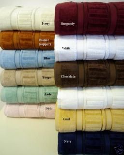 NEW  Luxury 6pc Bath Towel Set 100% Egyptian Cotton