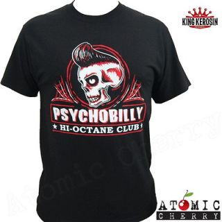   Psychobilly T Shirt Rockabilly Punk Hot Rod Kustom Kulture Tattoo