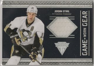 11/12 Titanium Game Worn Gear Jersey Jordan Staal #61 Penguins