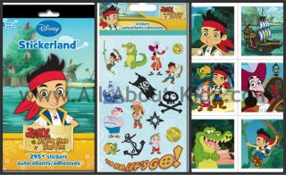 Disney JAKE and the NEVER LAND PIRATES Birthday PARTY STICKERS Make 