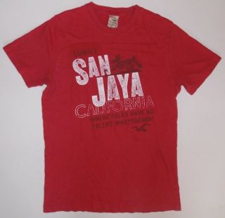 Hollister San Jaya CA Graphic Folks Have No Talent Tee T Shirt Mens 