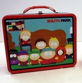 South Park   Heroes and Villians Tin Embossed Lunch Box Professor 
