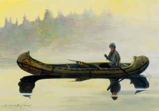  COLEMAN Canoe FISHING on the lake mist SUPERIOR edition GOUTTELETTE