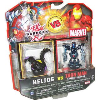 Bakugan Battle Brawlers Helios versus Iron Man Stealth Armor   BLUE