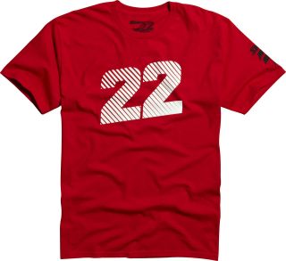 Shift MX Racing Chad Reed Tee Red Two Two Motorsports No Sponsors 22 T 