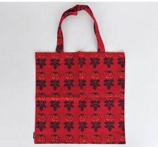 Marimekko Vihkiruusu Shopping tote, bag from Finland, HUGE and super 