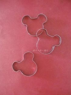 Mickey Mouse Head B Shape Multi Use Stainless Steel Cookie Cutter 