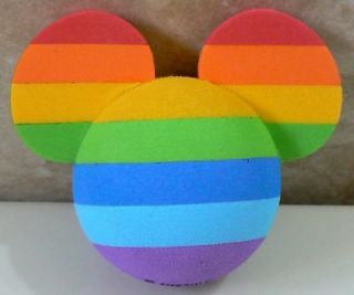  MICKEY MOUSE RAINBOW COLORS CAR ANTENNA AERIAL TOPPER BALL   NEW o