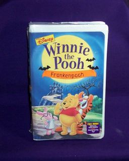 Disney WINNIE THE POOH FRANKENPOOH Halloween VHS ~ Factory Sealed 