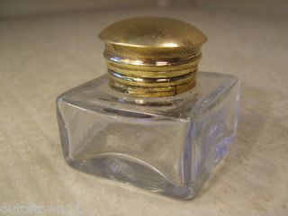clear glass inkwell can use for writing slopes from united kingdom 