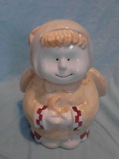 ceramic angel cookie jar by design pac inc expedited shipping