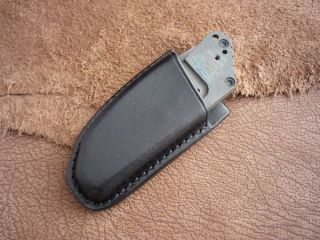 vertical leather sheath for strider sng knife from canada time