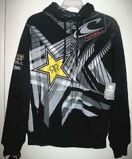   MENS LARGE ROCKSTAR HOODY NICE WITH JEANS HAT BOARD SHORTS SUNGLASSES