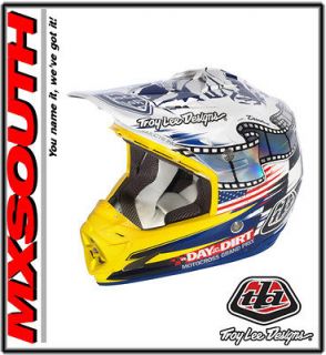 TROY LEE DESIGNS 2013 SE3 Day In The Dirt Helmet Size Adult S 