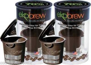 Ekobrew Reusable K Cup Refillable Filter For Keurig Single Cup Brewer 