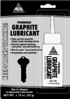 ags 32 grams extra fine graphite dry powdered lubricant time