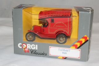 Corgi Classics Ford Model T Fire Truck, Kalamazoo Fire Dept., NIB