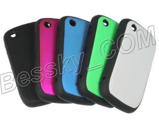 1PC Hot Sale GEL TPU Rubber Hard Back Cover Case For Blackberry Curve 