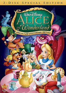 Alice in Wonderland (DVD, 2010, Un Anniversary Special Edition)