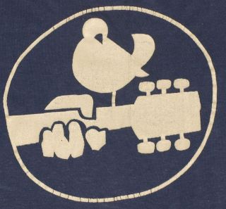 VTG Original WOODSTOCK Festival T Shirt Logo RARE 60s 70s True VINTAGE