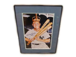 mickey mantle autograph in Lithographs, Posters & Prints